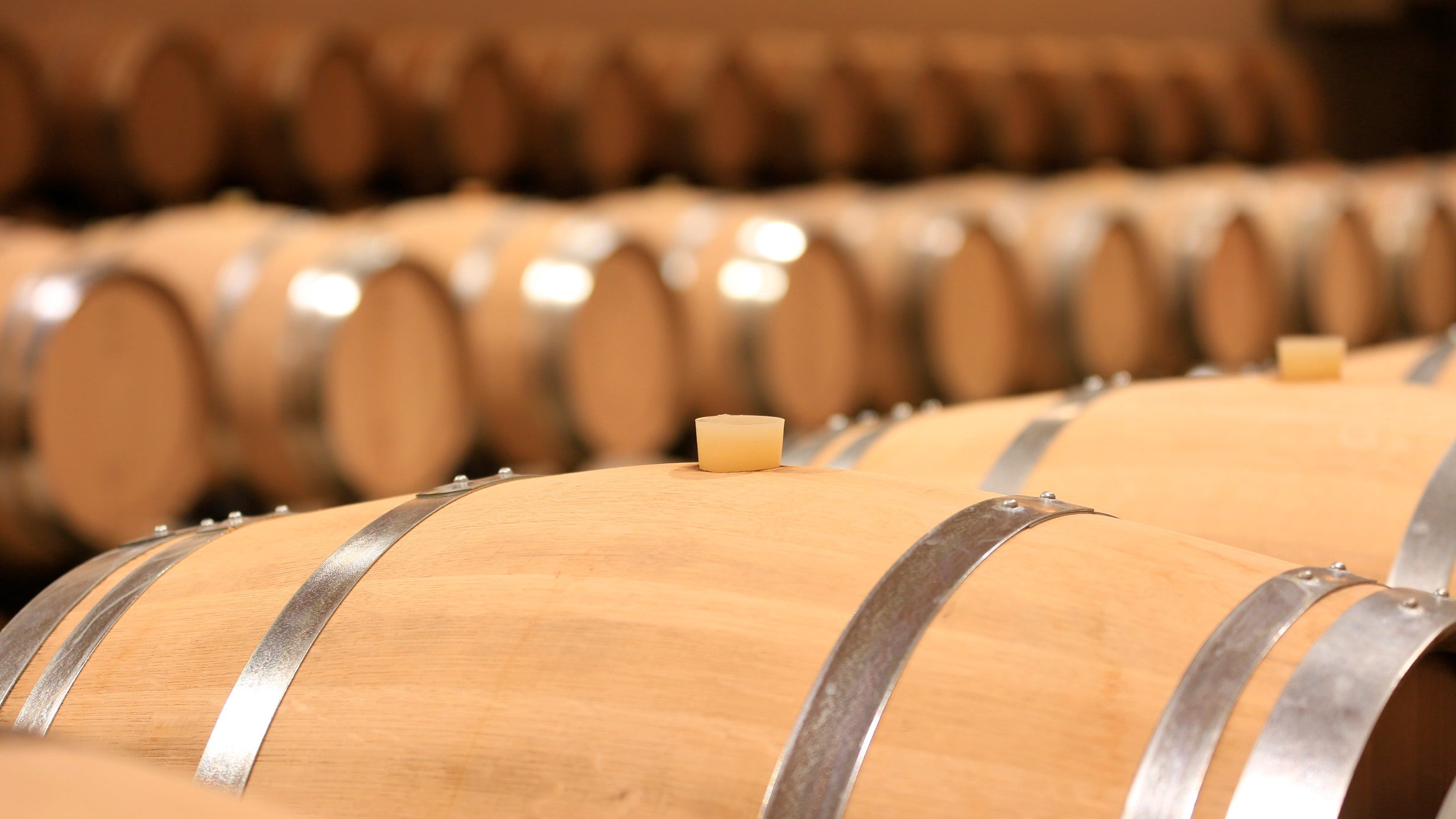 Chais barriques Château La Louvière