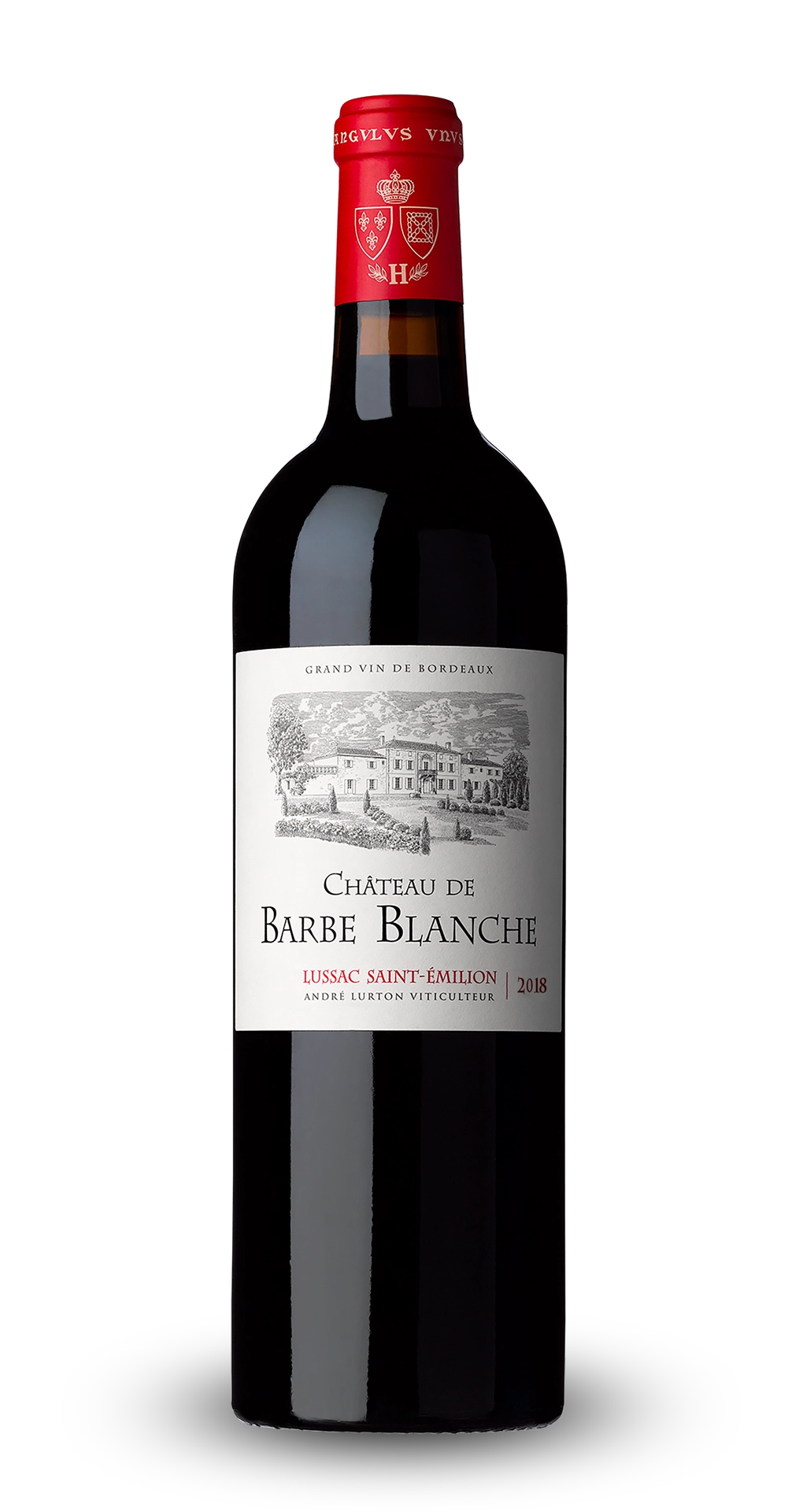 CHÂTEAU DE BARBE BLANCHE Rouge - Lussac saint-Émilion - 2018 - 3 bouteilles x 18,90 €
