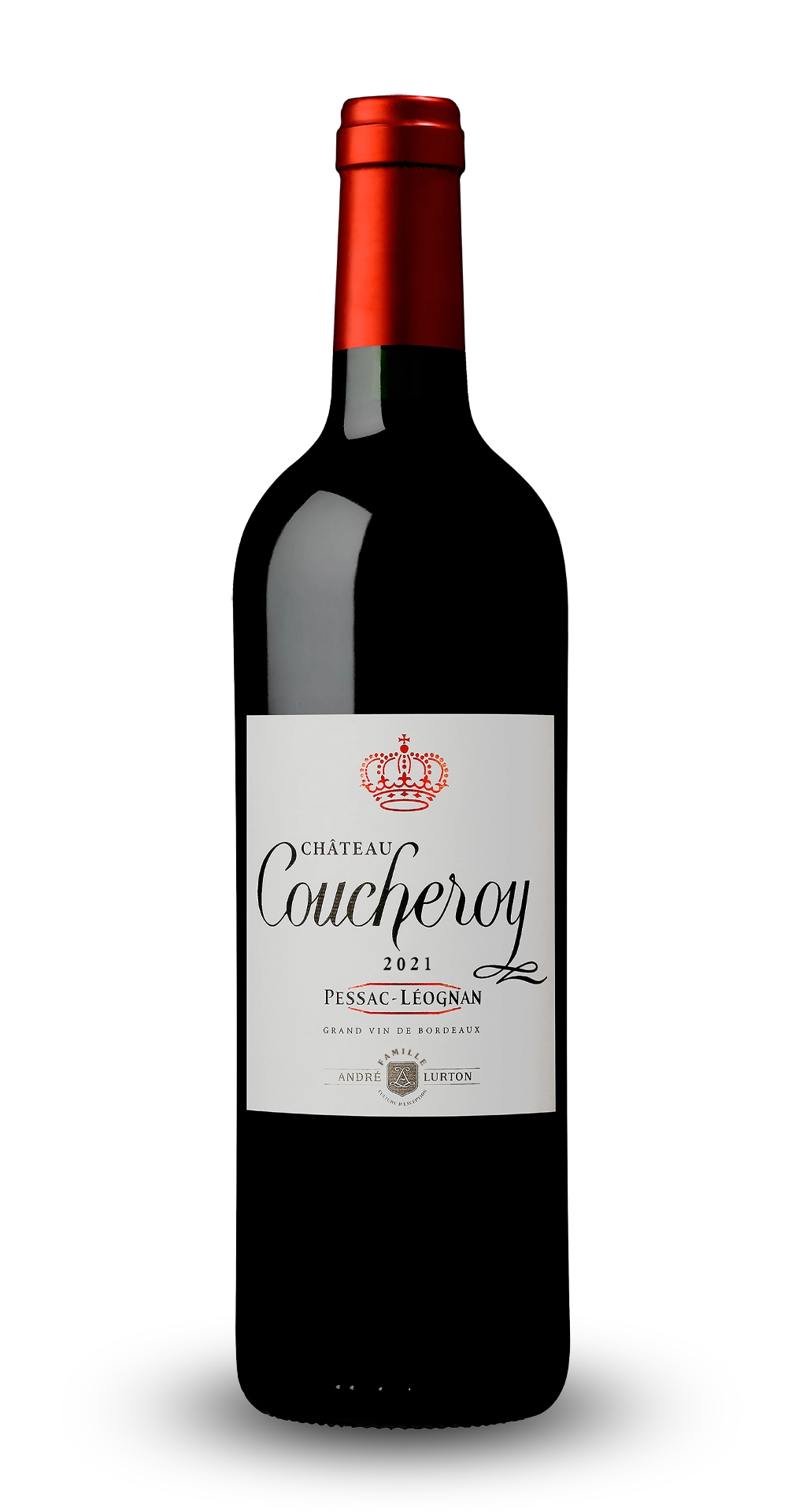 CHÂTEAU COUCHEROY Rouge - Pessac-Léognan - 2021 - 3 bouteilles x 15,40 €