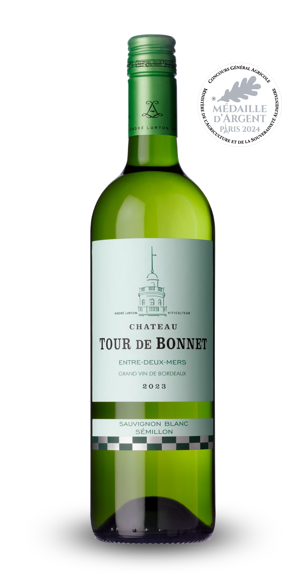CHÂTEAU TOUR DE BONNET Blanc - Entre-Deux-Mers - 2023 - 6 bouteilles x 6,80 €