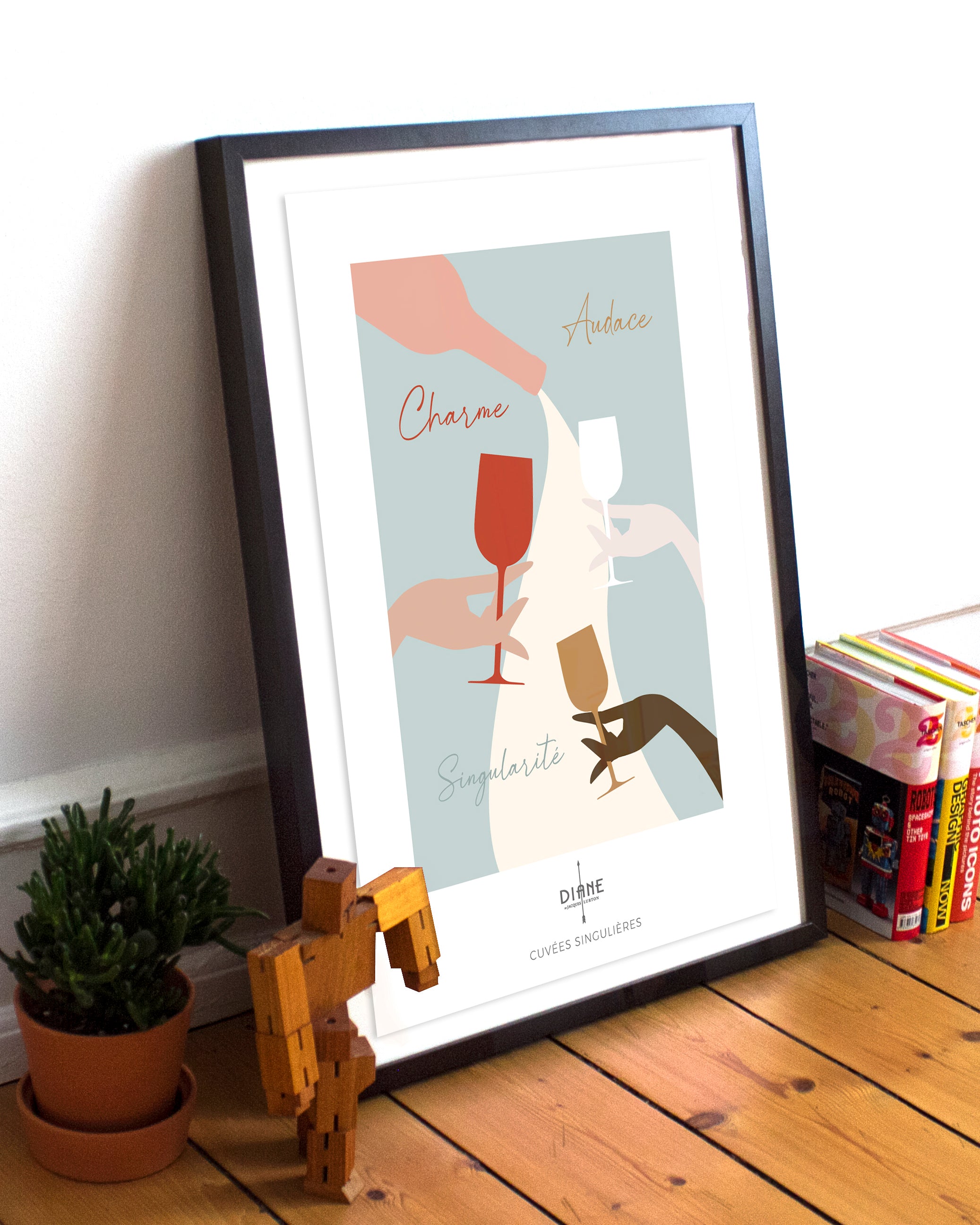 Affiche illustration "Diane by Jacques Lurton"