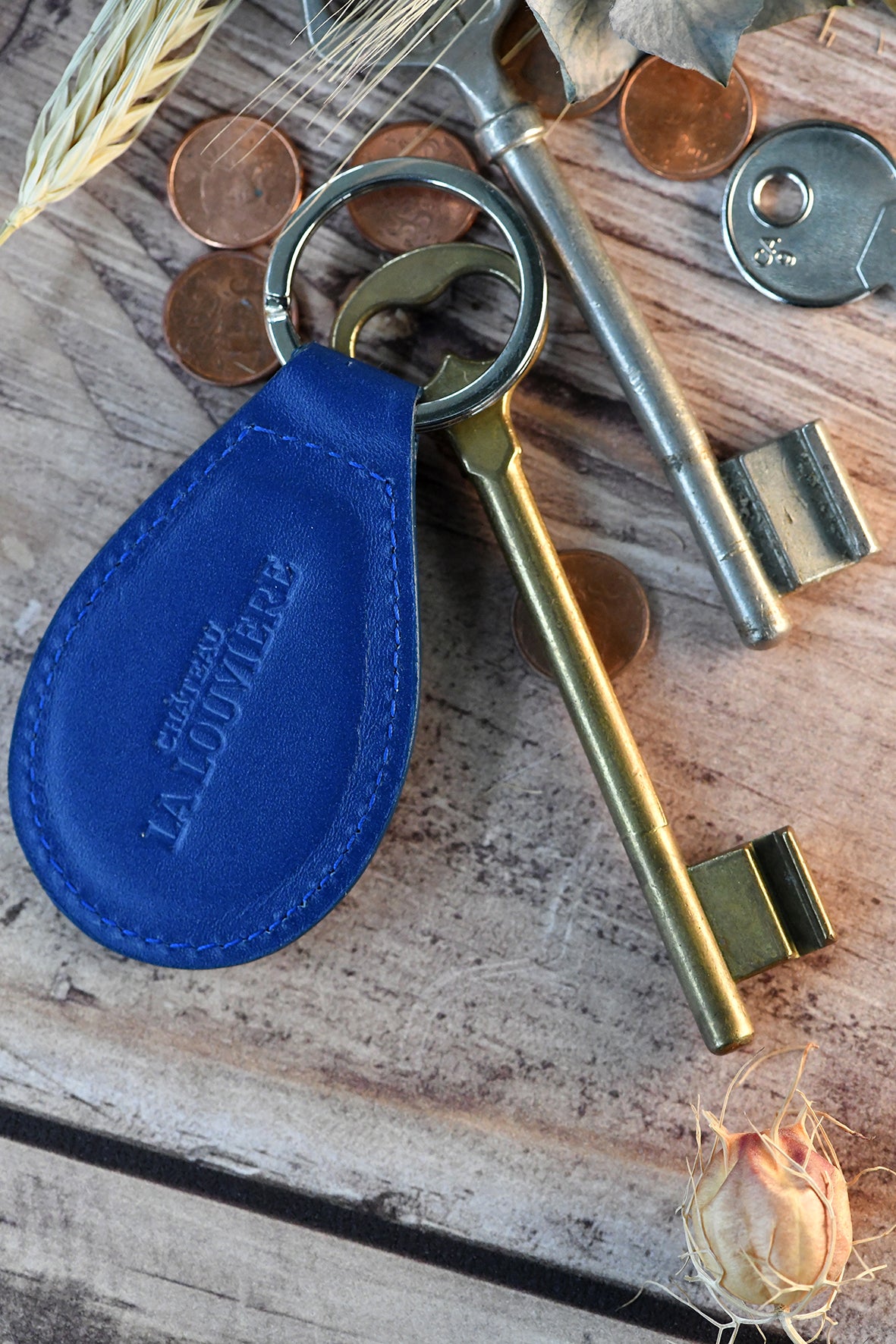 Porte-clé cuir Château La Louvière - Unité