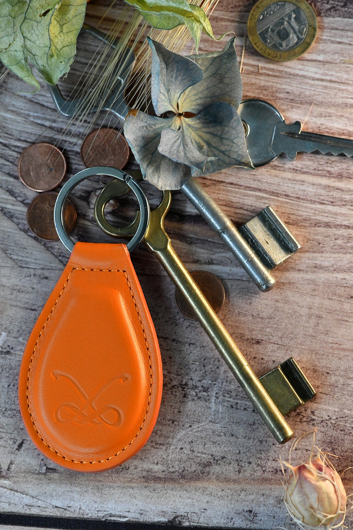 Porte-clé cuir Château La Louvière - Unité