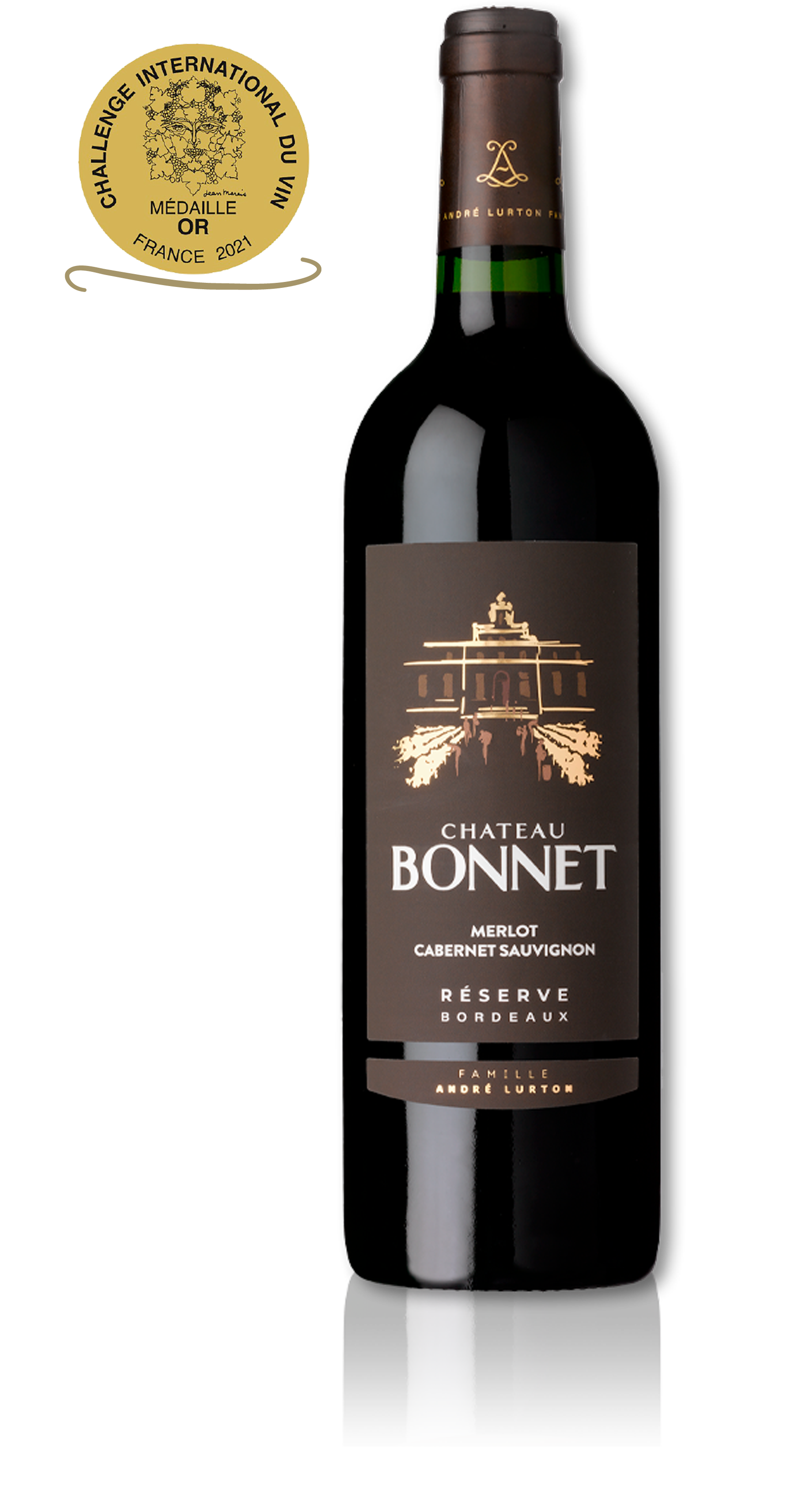 CHÂTEAU BONNET RÉSERVE Rouge - Bordeaux - 2018 - 3 bouteilles x 13,65 €