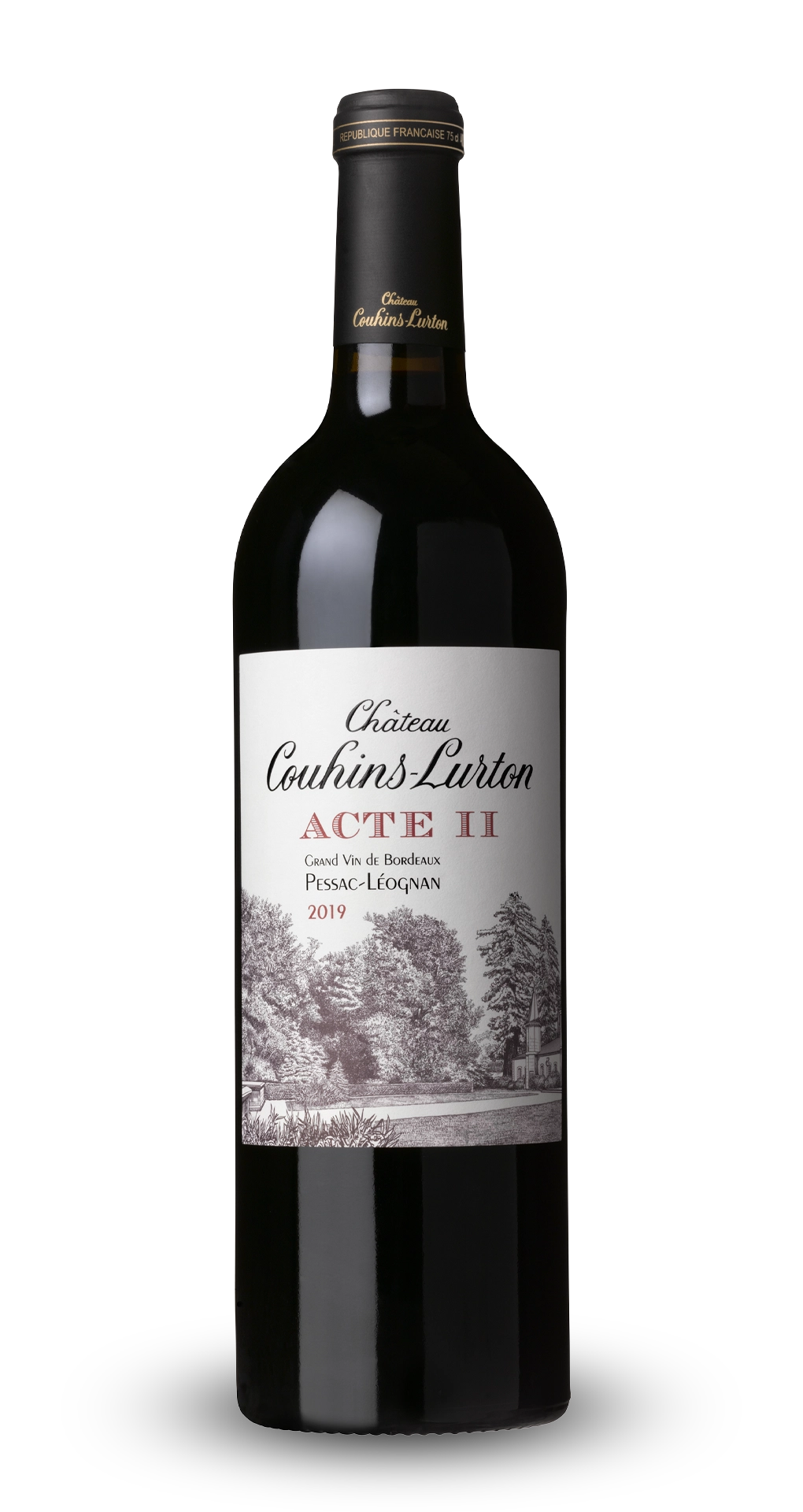 ACTE II de CHÂTEAU COUHINS-LURTON Rouge - Pessac-Léognan - 2019 - 1 bouteille