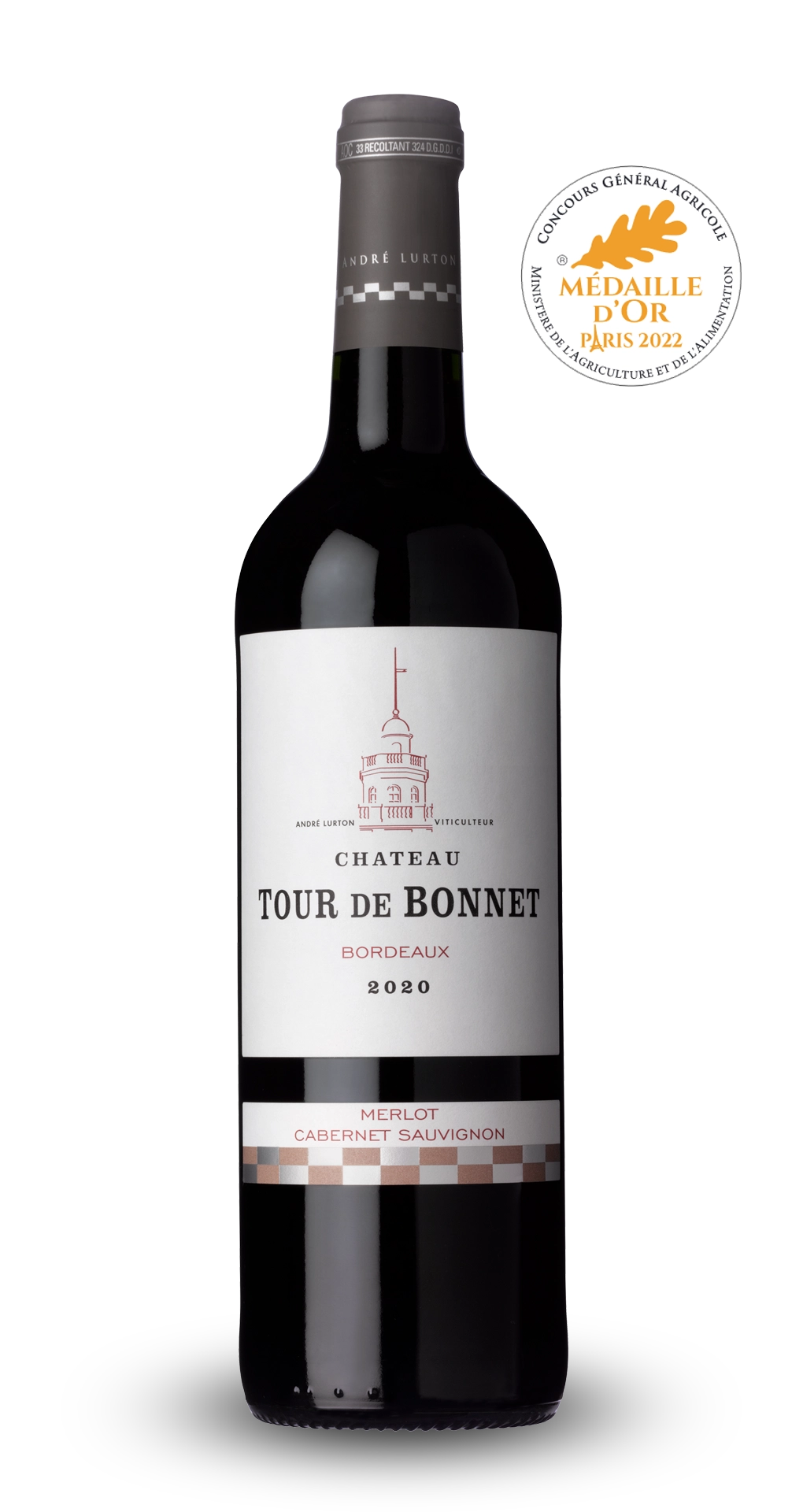 CHÂTEAU TOUR DE BONNET Rouge - Bordeaux - 2020 - 6 bouteilles x 6,80 €