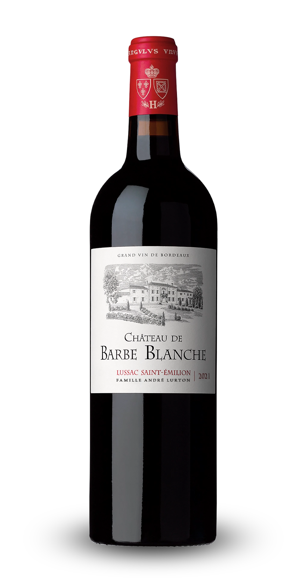 CHÂTEAU DE BARBE BLANCHE Rouge - Lussac Saint-Émilion - 2021 - 3 bouteilles x 19,05 €