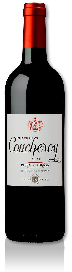CHÂTEAU COUCHEROY Rouge - Pessac-Léognan - 2021 - 3 bouteilles x 15,40 €