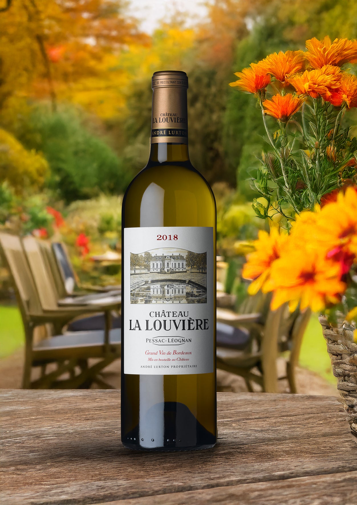 CHÂTEAU LA LOUVIÈRE Blanc - Pessac-Léognan - 2018 - 3 bouteilles x 32,25 €