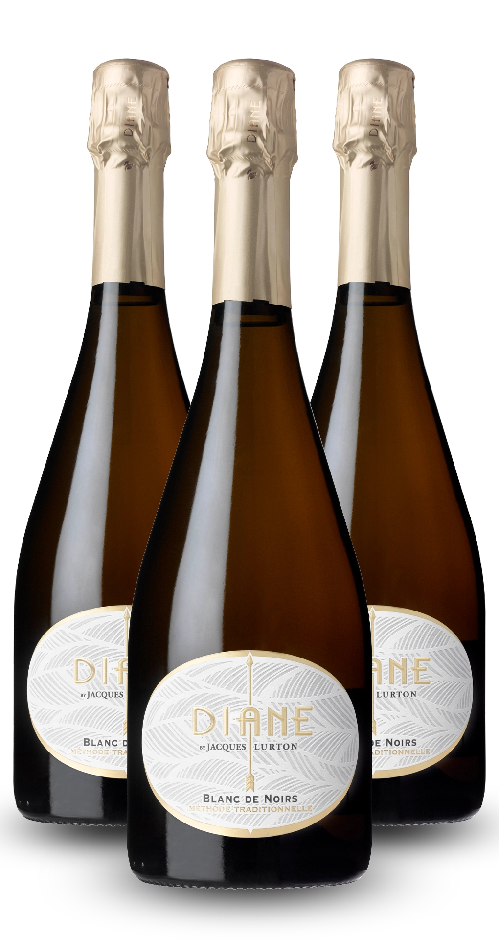 DIANE by Jacques Lurton Blanc de Noirs - Brut Nature - 3 bouteilles x 16,30 €