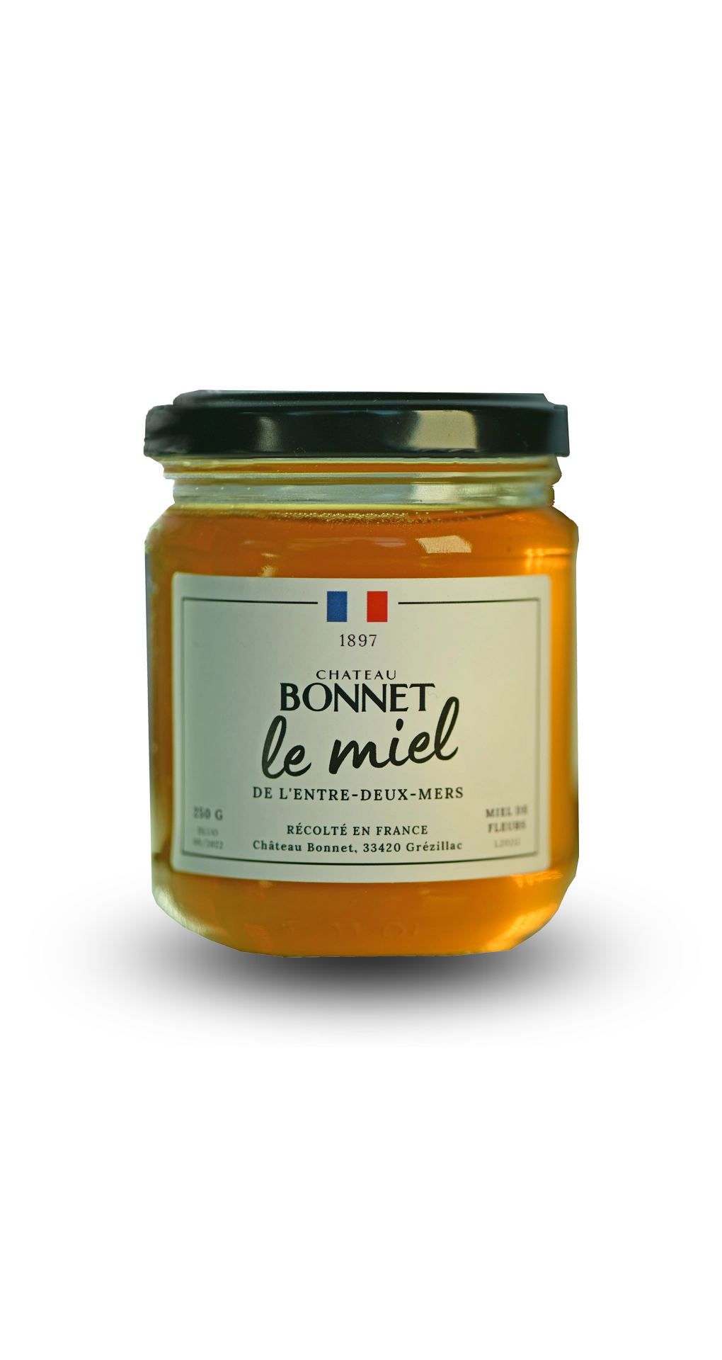 "Le Miel de l'Entre-deux-Mers" de Château Bonnet - Récolte 2021 - 1 pot de 250 g