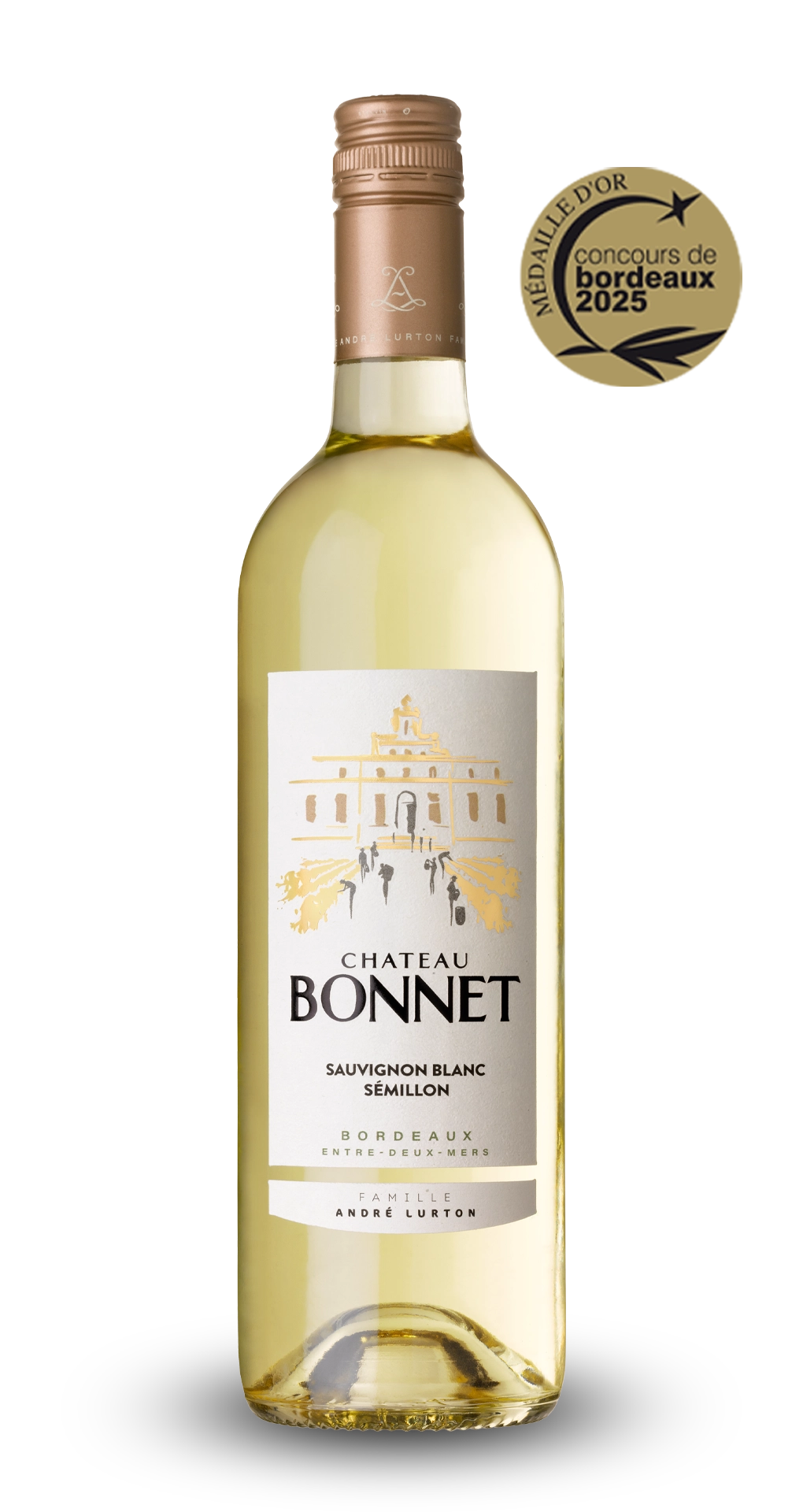CHÂTEAU BONNET Blanc - Entre-Deux-Mers - 2024 - 3 bouteilles x 8,95 €