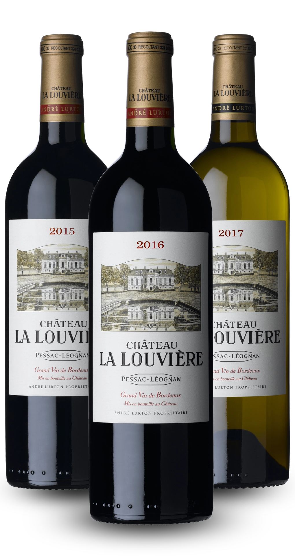 CHÂTEAU LA LOUVIÈRE - Pessac-Léognan - Rouge 2015 et 2016 - Blanc 2017 -