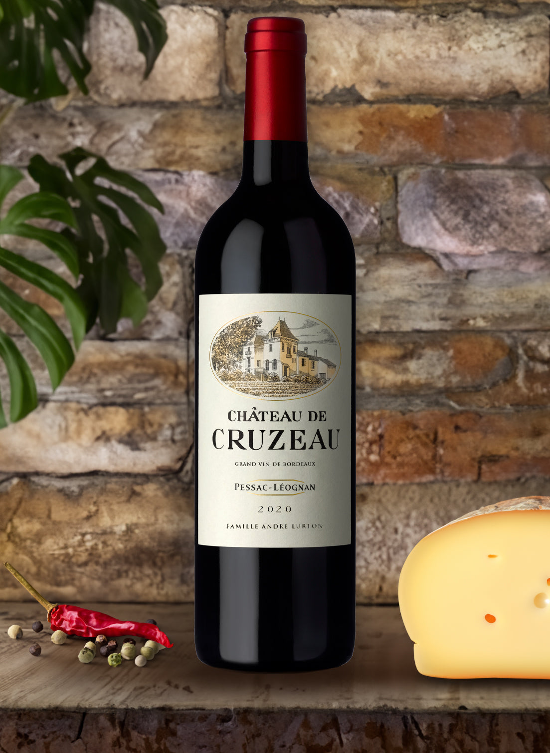CHÂTEAU DE CRUZEAU Rouge - Pessac-Léognan - 2020 - 3 bouteilles x 15,90 €