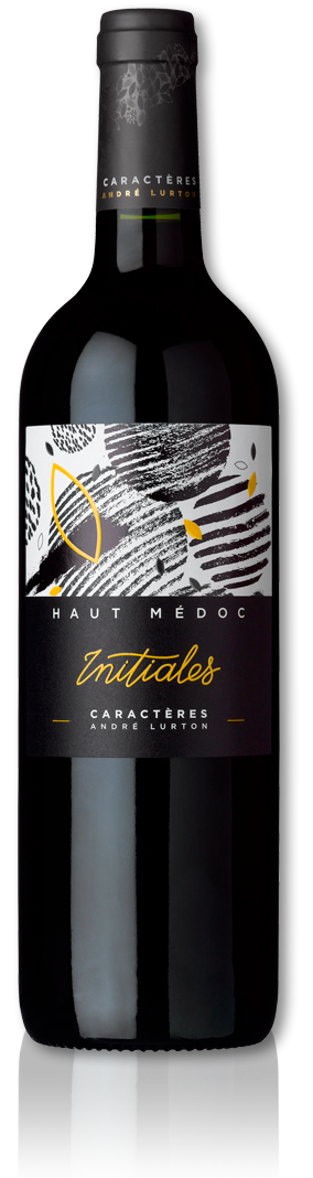 CUVÉE INITIALES CARACTÈRES ANDRÉ LURTON Rouge - Haut-Médoc - 2016 - 3 bouteilles x 12,90 €