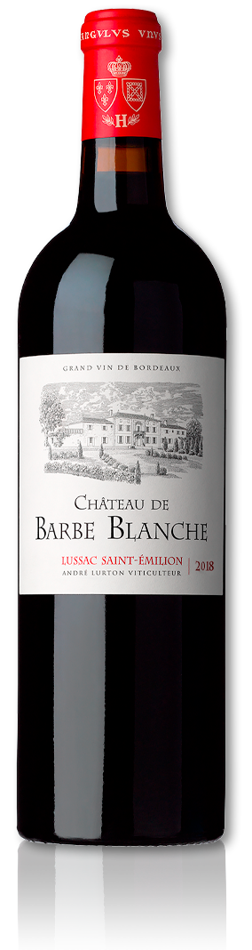 CHÂTEAU DE BARBE BLANCHE Rouge - Lussac saint-Émilion - 2018 - 3 bouteilles x 18,90 €