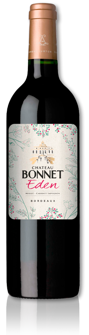 CHÂTEAU BONNET Cuvée EDEN Rouge - Bordeaux - 2021 - 3 bouteilles x 15.80 €