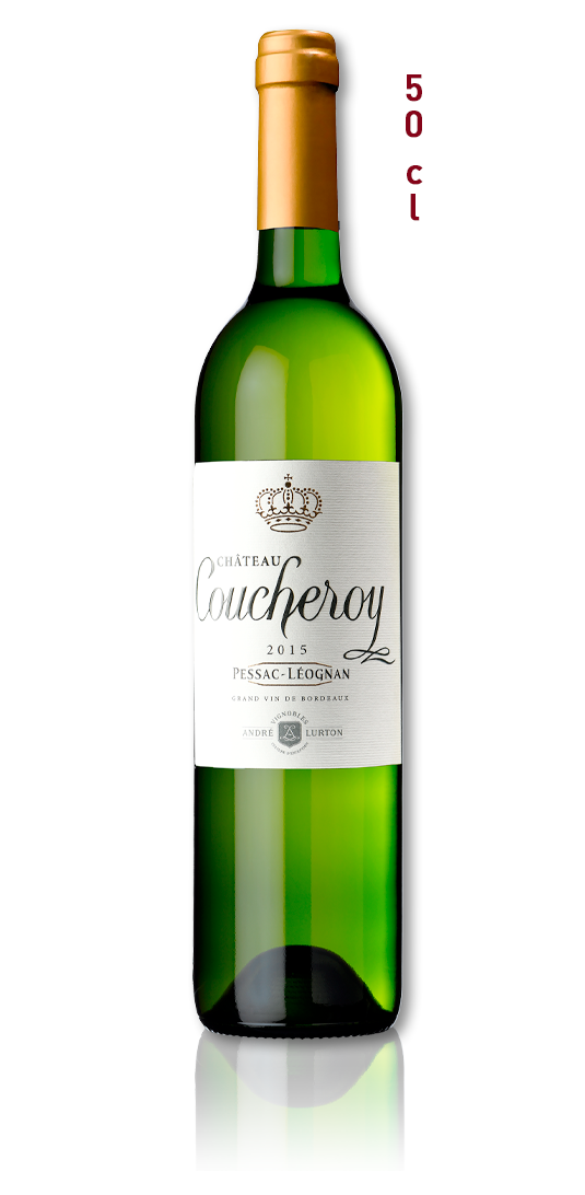 CHÂTEAU COUCHEROY Blanc - Pessac-Léognan - 2015 - 3 bouteilles (50 cl) x 8,75 €